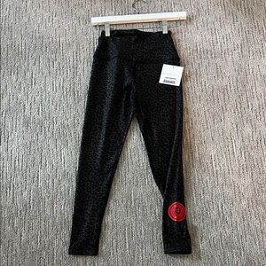 Beyond Yoga Black Leopard Print Leggings